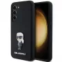 Karl Lagerfeld Ikonik Metal Pin custodia in silicone per Samsung Galaxy S23 - nero