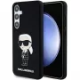 Karl Lagerfeld Ikonik custodia in silicone per Samsung Galaxy S24 - nero