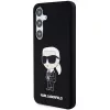 Karl Lagerfeld Ikonik custodia in silicone per Samsung Galaxy S24 - nero