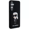 Karl Lagerfeld Ikonik custodia in silicone per Samsung Galaxy S24 - nero