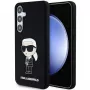 Karl Lagerfeld KLHCS24MSNIKBCK custodia in silicone Ikonik per Samsung Galaxy S24+ (SM-S926) - nero
