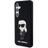 Karl Lagerfeld KLHCS24MSNIKBCK custodia in silicone Ikonik per Samsung Galaxy S24+ (SM-S926) - nero
