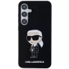 Karl Lagerfeld KLHCS24MSNIKBCK custodia in silicone Ikonik per Samsung Galaxy S24+ (SM-S926) - nero
