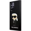 Karl Lagerfeld Ikonik custodia in silicone per Samsung Galaxy S24 Ultra - nero