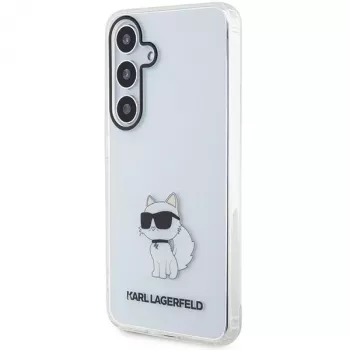 Karl Lagerfeld KLHCS24SHNCHTCT S24 S921 custodia rigida trasparente IML Choupette per Samsung Galaxy S24