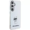 Karl Lagerfeld KLHCS24SHNCHTCT S24 S921 custodia rigida trasparente IML Choupette per Samsung Galaxy S24