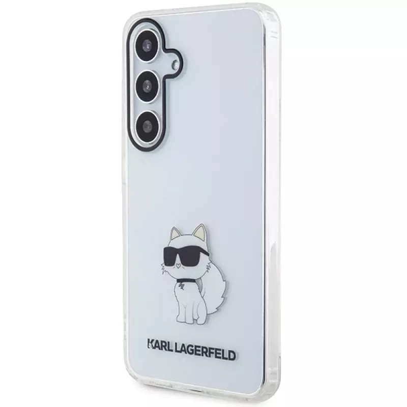 Karl Lagerfeld KLHCS24MHNCHTCT S24+ S926 custodia rigida trasparente IML Choupette