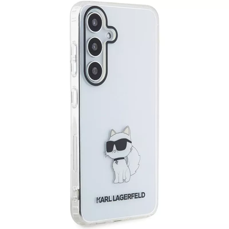 Karl Lagerfeld KLHCS24MHNCHTCT S24+ S926 custodia rigida trasparente IML Choupette