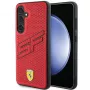 Ferrari FEHCS24MPINR S24+ S926 custodia rigida rossa Big SF Perforated per Samsung Galaxy S24+