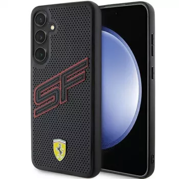 Ferrari FEHCS24MPINK S24+ S926 custodia rigida nera Big SF Perforated per Samsung Galaxy S24+