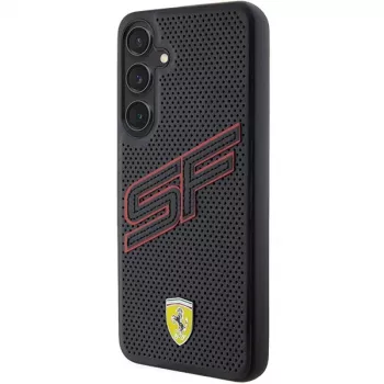 Ferrari FEHCS24MPINK S24+ S926 custodia rigida nera Big SF Perforated per Samsung Galaxy S24+