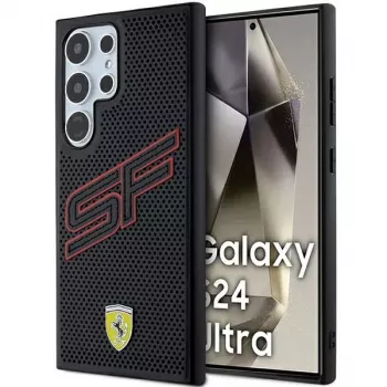 Ferrari FEHCS24LPINK S24 Ultra S928 custodia rigida nera Big SF Perforated