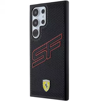 Ferrari FEHCS24LPINK S24 Ultra S928 custodia rigida nera Big SF Perforated