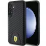 Ferrari FEHCS24MN3PUK custodia rigida per Samsung Galaxy S24+ (SM-S926) - Carbon Stitched Bottom - nero