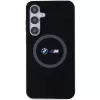 BMW M Collection custodia rigida in silicone con anello MagSafe per Samsung Galaxy S24+ (SM-S926) - nero