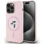 KARL LAGERFELD Silicone Karl & Choupette custodia MagSafe per iPhone 14 Pro Max rosa