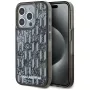 Karl Lagerfeld Liquid Glitter Monogram Gradient custodia per iPhone 15 Pro Max, nero