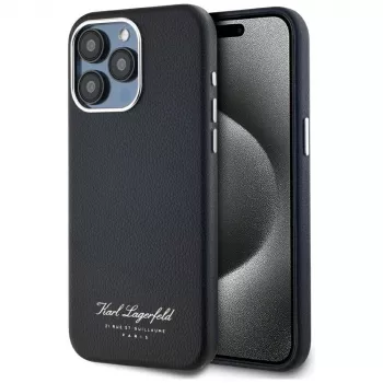 Karl Lagerfeld Hotel RSG custodia per Apple iPhone 15 Pro, nero