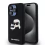 Karl Lagerfeld KLHMP15LSKCHPPLK iPhone 15 Pro 6,1 nero custodia rigida in silicone Karl & Choupette MagSafe