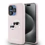 Karl Lagerfeld KLHMP15XSKCHPPLP iPhone 15 Pro Max 6,7 pollici rosa custodia rigida silicone Karl & Choupette MagSafe