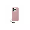 Karl Lagerfeld KLHCP15LPSAKDGCP iPhone 15 Pro 6.1 custodia rigida Saffiano strass e charm rosa
