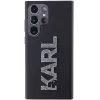 Karl Lagerfeld KLHCS24L3DMBKCK Samsung Galaxy S24 Ultra custodia rigida nero 3D gomma glitter logo