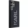 Karl Lagerfeld KLHCS24L3DMBKCK Samsung Galaxy S24 Ultra custodia rigida nero 3D gomma glitter logo