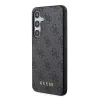 Guess GUOHCSA35G4GFGR custodia rigida per Samsung Galaxy A35 5G, nero, 4G logo oro metallico