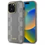 DKNY DKHMP14XPCPVSLE iPhone 14 Pro Max 6,7 pollici custodia rigida pelle scozzese Mono MagSafe beige