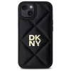 DKNY DKHCP14SPQDSLK cover posteriore Quilted Stack Logo per Apple iPhone 14 6,1 pollici nero