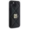 DKNY DKHCP15MPQDSLK cover Quilted Stack Logo per iPhone 15 Plus 6,7 pollici nero