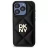 DKNY DKHCP15LPQDSLK cover posteriore Quilted Stack Logo per Apple iPhone 15 Pro 6.1 nero