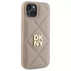 DKNY DKHCP14SPQDSLE cover Quilted Stack Logo per Apple iPhone 14 6,1 pollici beige