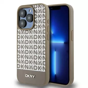 DKNY DKHMP15LPSOSPW Custodia rigida iPhone 15 Pro 6,1