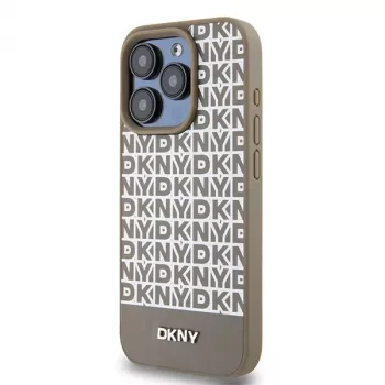 DKNY DKHMP15LPSOSPW Custodia rigida iPhone 15 Pro 6,1