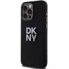 DKNY DKHCP15LSMCBSK Custodia rigida in silicone liquido per Apple iPhone 15 Pro 6,1