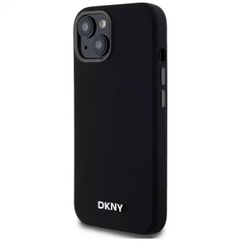 DKNY DKHMP14SSMCHLK Custodia rigida Liquid Silicone MagSafe per iPhone 13/14/15 6,1