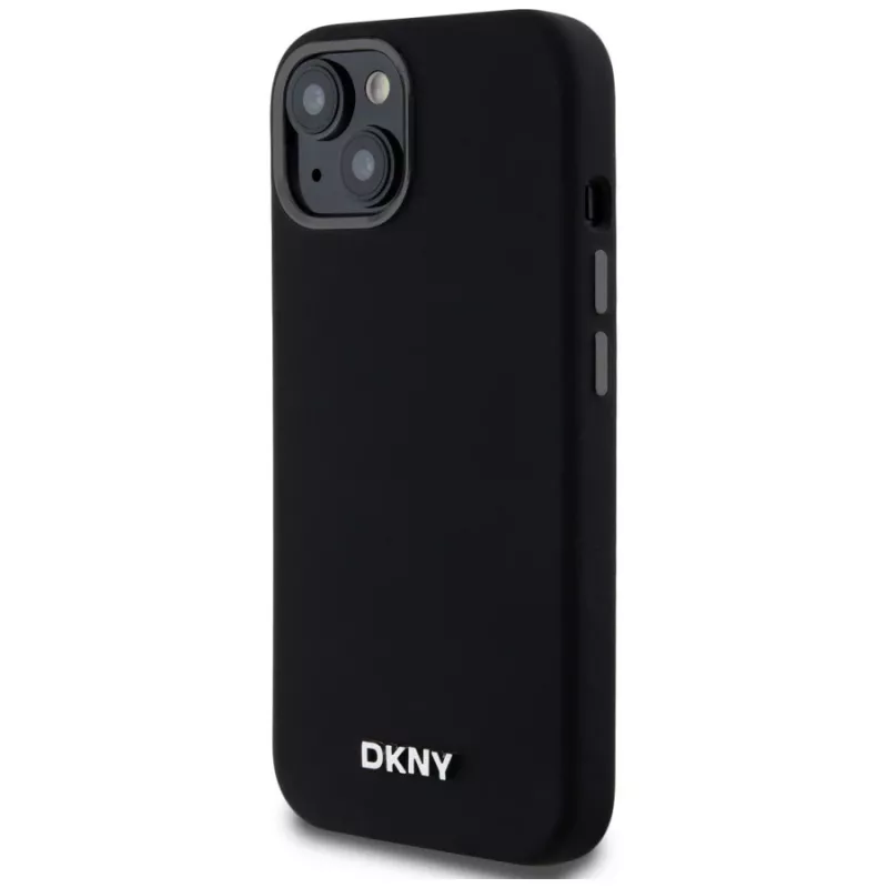DKNY DKHMP14SSMCHLK Custodia rigida Liquid Silicone MagSafe per iPhone 13/14/15 6,1
