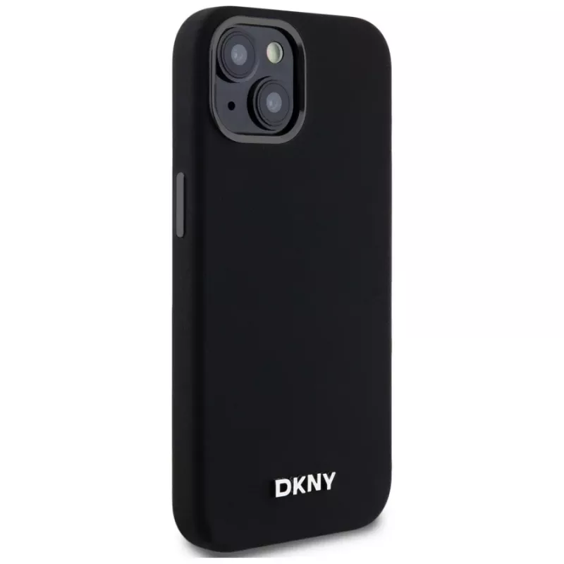 DKNY DKHMP14SSMCHLK Custodia rigida Liquid Silicone MagSafe per iPhone 13/14/15 6,1