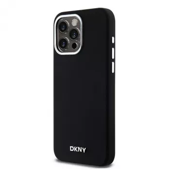 DKNY DKHMP14XSMCHLK Custodia rigida Liquid Silicone MagSafe per Apple iPhone 14 Pro Max 6,7