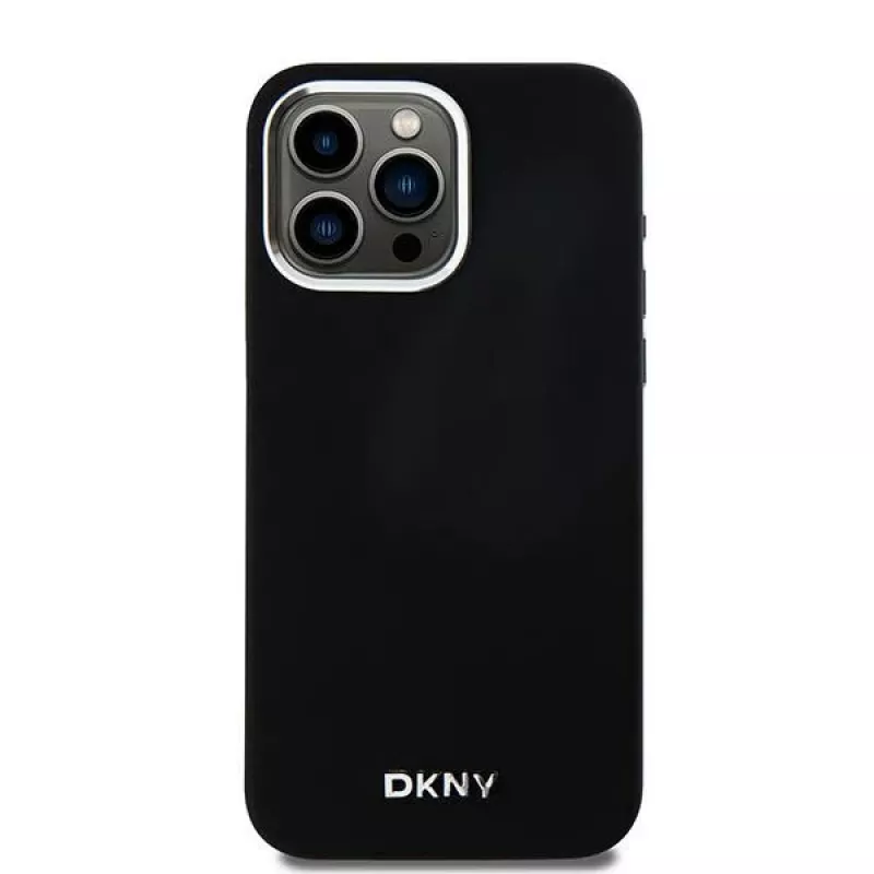 DKNY DKHMP14XSMCHLK Custodia rigida Liquid Silicone MagSafe per Apple iPhone 14 Pro Max 6,7