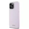DKNY DKHMP15XSMCHLP Custodia rigida Liquid Silicone con MagSafe per Apple iPhone 15 Pro Max 6,7