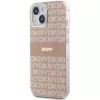 DKNY DKHMP15SHRHSEP Custodia rigida IML Mono & Stripe MagSafe per iPhone 15/14/13 6,1