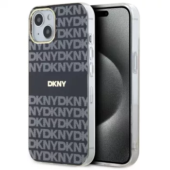 DKNY DKHMP14SHRHSEK Custodia rigida IML Mono & Stripe per iPhone 14/15/13 6,1