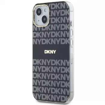 DKNY DKHMP14SHRHSEK Custodia rigida IML Mono & Stripe per iPhone 14/15/13 6,1