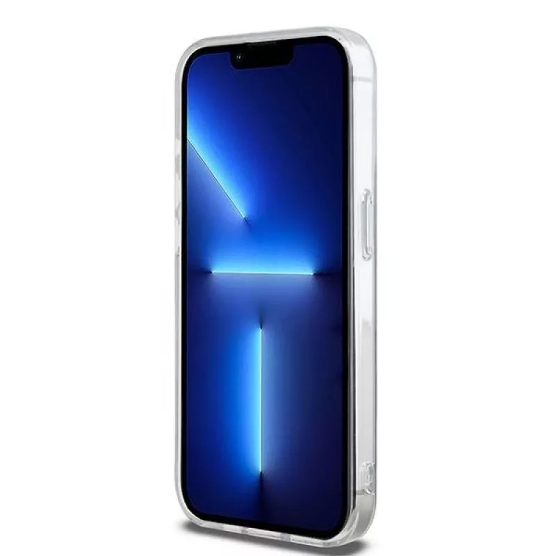 DKNY DKHMP14XHRHSEK Custodia rigida IML Mono & Stripe MagSafe per iPhone 14 Pro Max 6,7