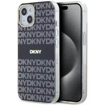 DKNY DKHMP15MHRHSEK Custodia rigida per iPhone 15 Plus / 14 Plus 6,7
