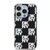 DKNY DKHCP15LHDLCEK custodia rigida per Apple iPhone 15 Pro 6,1, nera, IML Checkered Mono Pattern