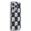 DKNY DKHCP15LHDLCEK custodia rigida per Apple iPhone 15 Pro 6,1, nera, IML Checkered Mono Pattern