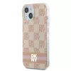 DKNY DKHMP15SHCPTSP Custodia rigida per iPhone 15 / 14 / 13 6,1